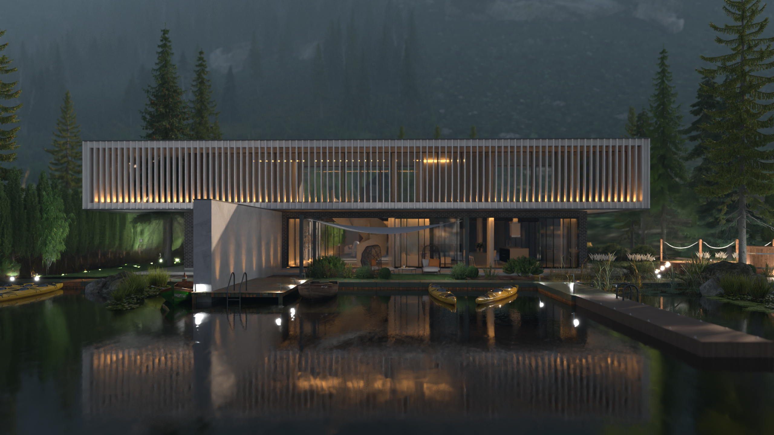 Private Lake Villa